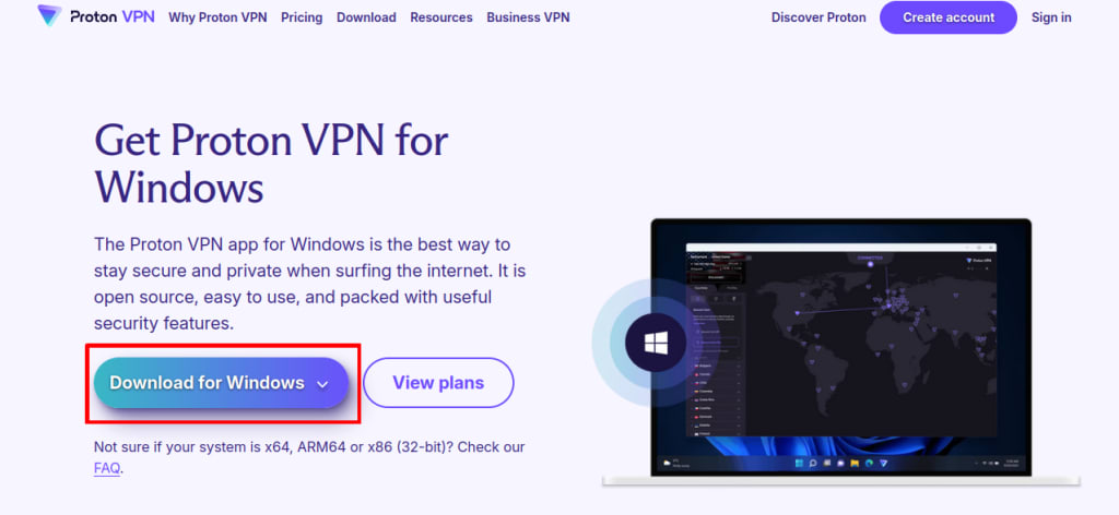 1. Download the Windows installer